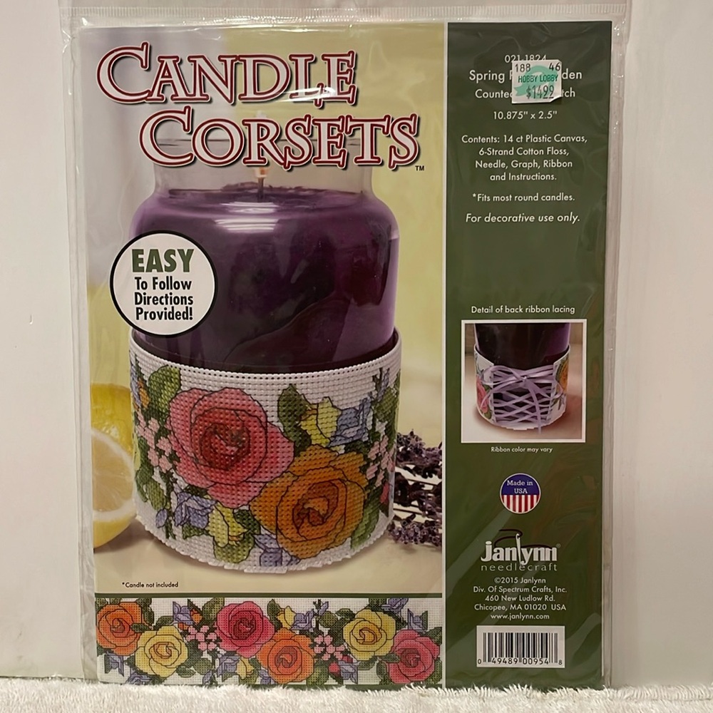 Janlynn Spring Rose Garden Cross Stitch Kit